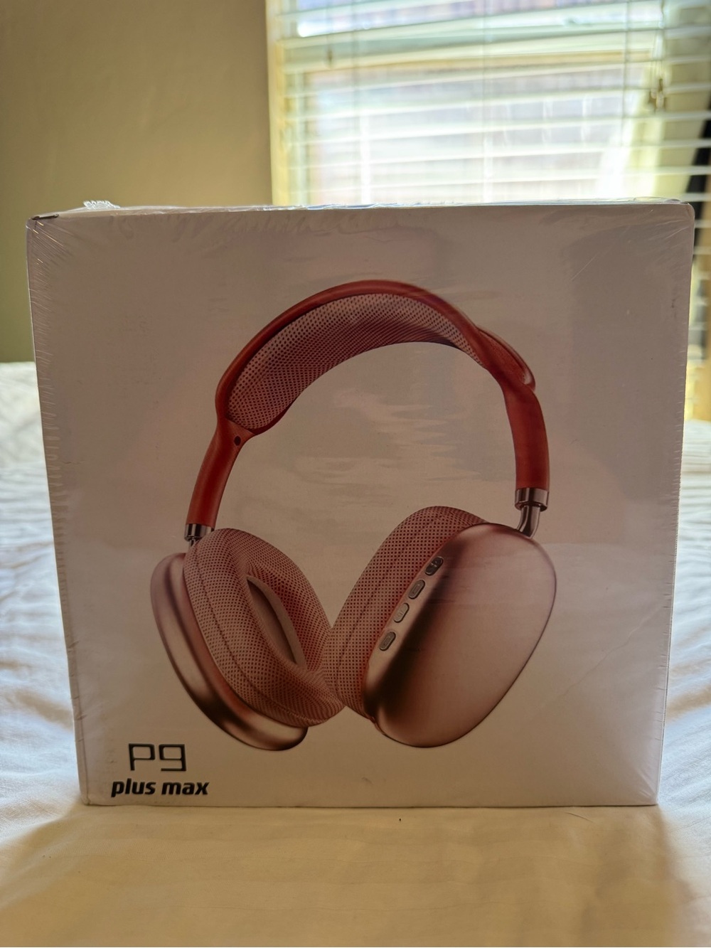 P9 Plus Max Wireless Over-Ear Headphones - Rose Gold